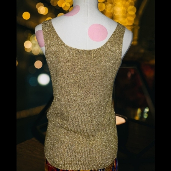 Express Gold Tank Top - Picture 3 of 6